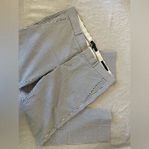 Banana Republic striped pants.